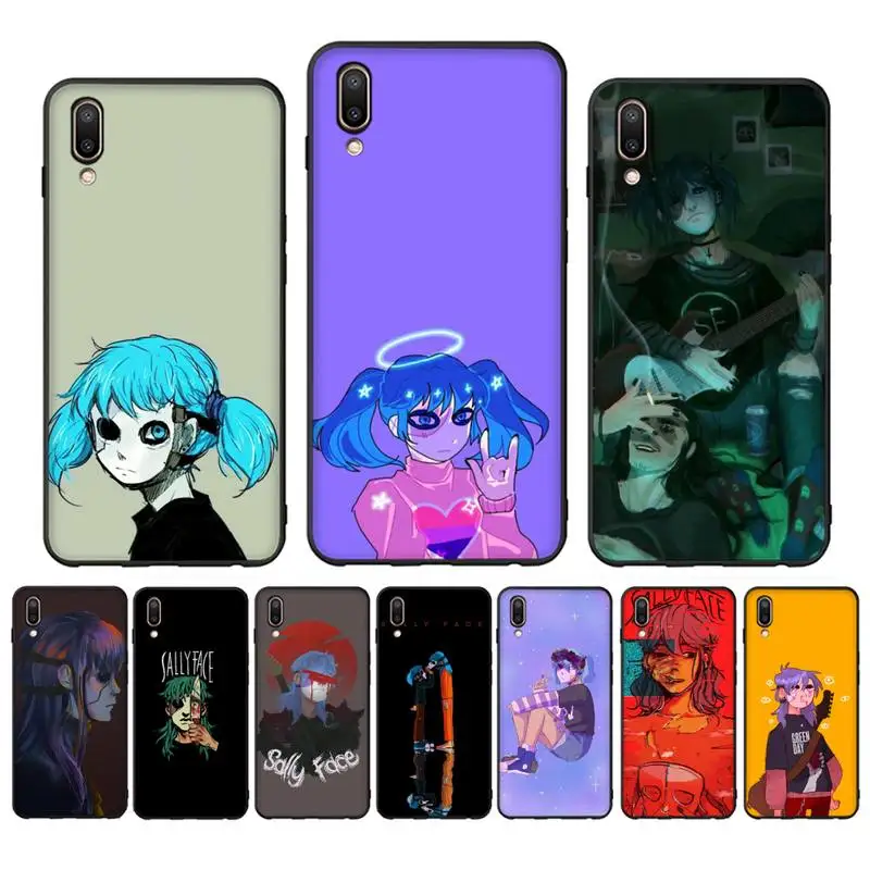 

Sally Face Phone Case For Oppo Reno Realme C3 6Pro for vivo Y91C Y17 Y19 Funda Capa