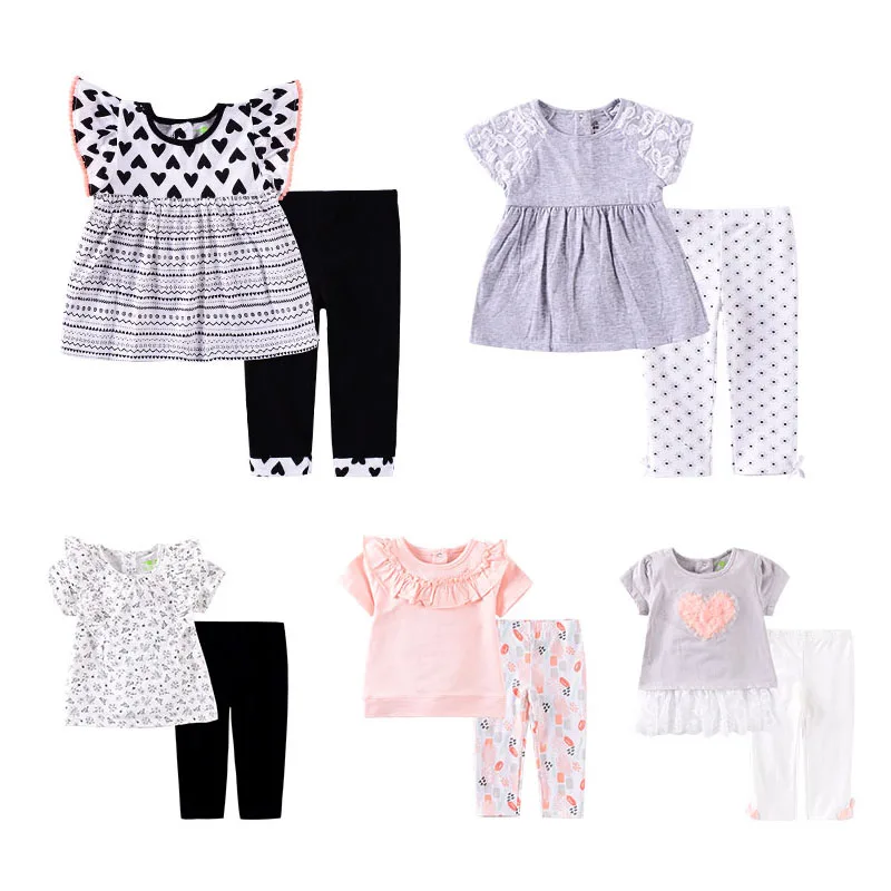 Одежда для маленьких девочек Новинка лета 2020 детская одежда наряд новорожденных