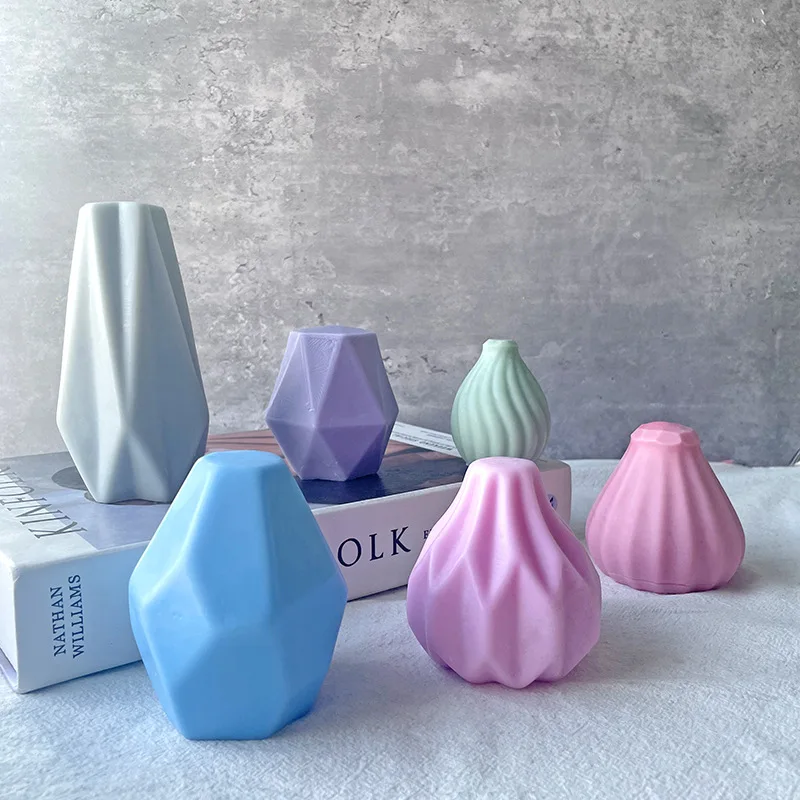 

Силиконовая форма для свечей, Геометрическая 3D форма, искусственная смола, форма для свечей