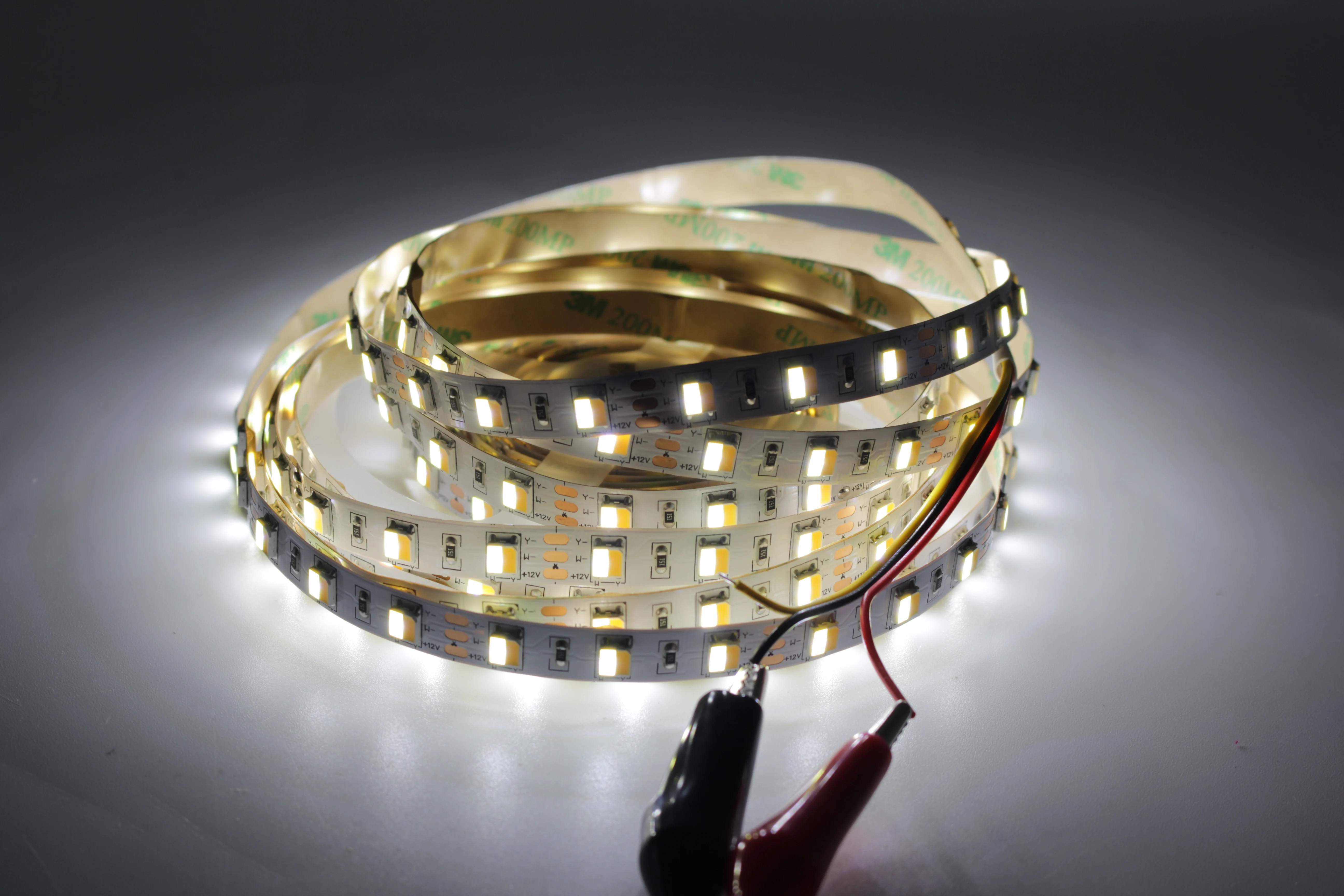 3 контактная 10 мм Печатная плата 3000 6500K CRI 80 + 5050SMD WW W Светодиодная лента с