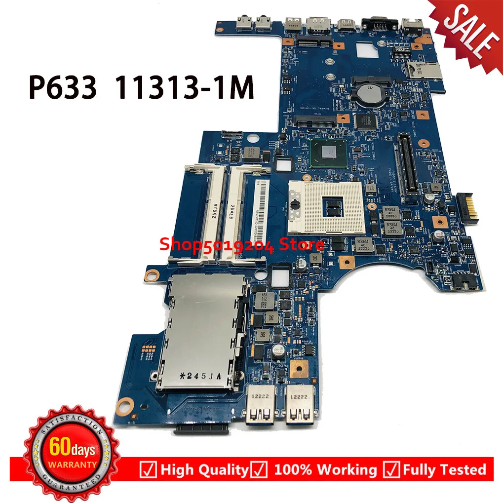11313-1M 48.4VT01.01M mainboard for Acer TravelMate P633 laptop motherboard