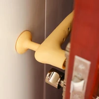 thickened door handle protector bedroom bump proof bathroom punch free silicone collision pad suction door stopper