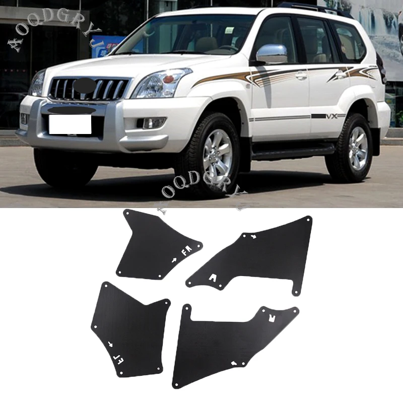 4 шт. передние Брызговики для Toyota Land Cruiser Prado FJ120 2003 09|Грязезащита| |