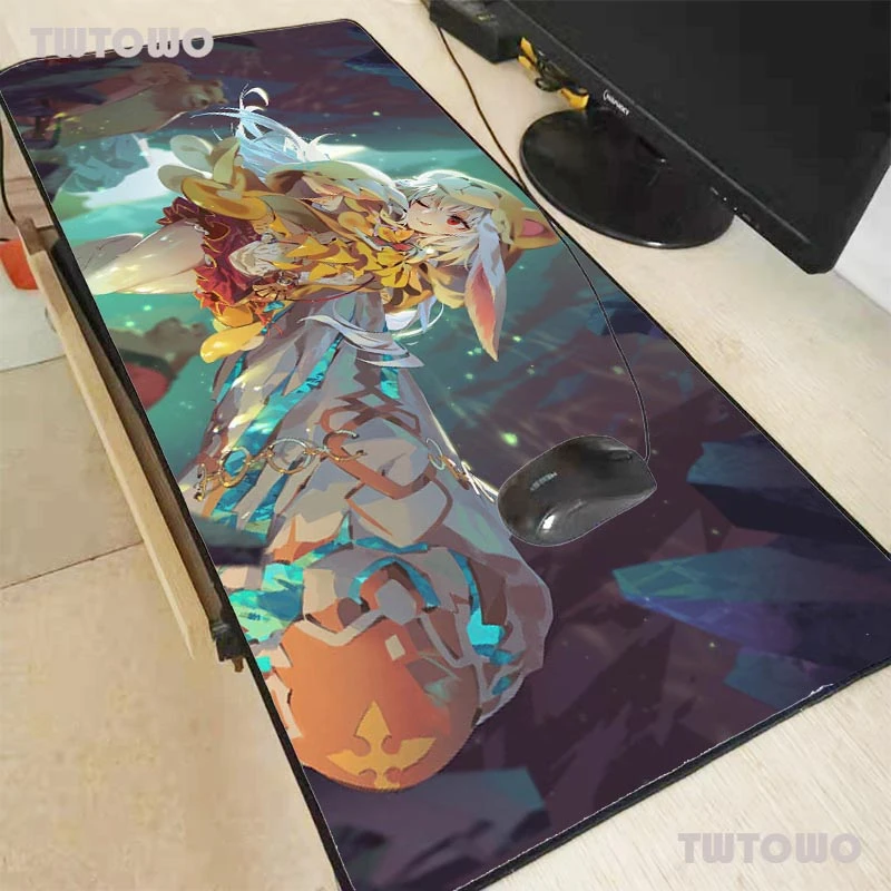 

Anime Fantasy Girl Mouse Pad Extra Large Gaming Pad Rubber And Precision Weaving Cloth Common Pad And Led Rgb Pad