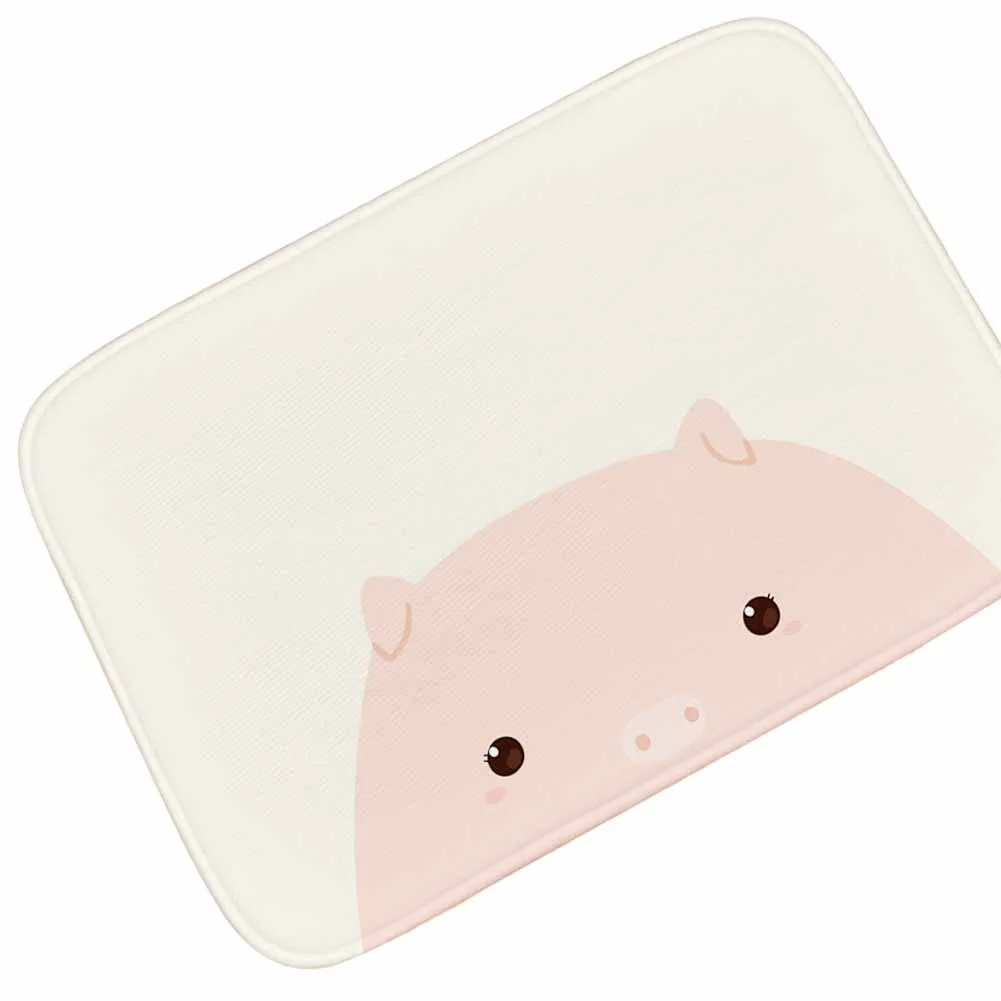 Zeegle смешной коврик с принтом изображением милой свинки для мальчиков коврики