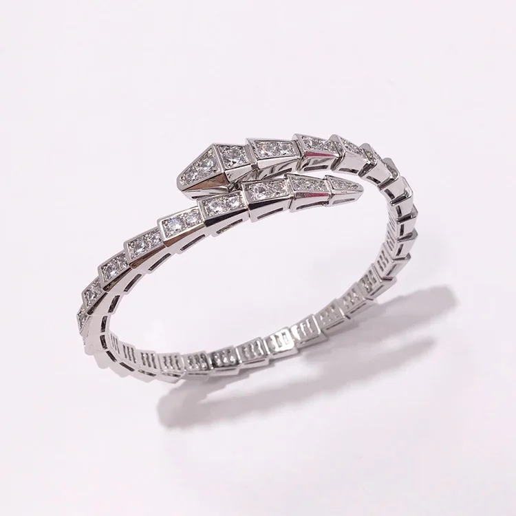 

Branded bracelet jewelry independent design style Exquisite and simple retro snake-shaped personality fashion style