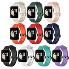 Ремешок силиконовый для Xiaomi Mi Watch Lite глобальная версия, сменный спортивный браслет для Redmi Watch, мягкий браслет для наручных часов