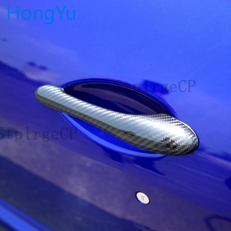 Наклейка из углеродного волокна на дверную ручку для Maserati granтуризм S MC GT GTS Coupe 2