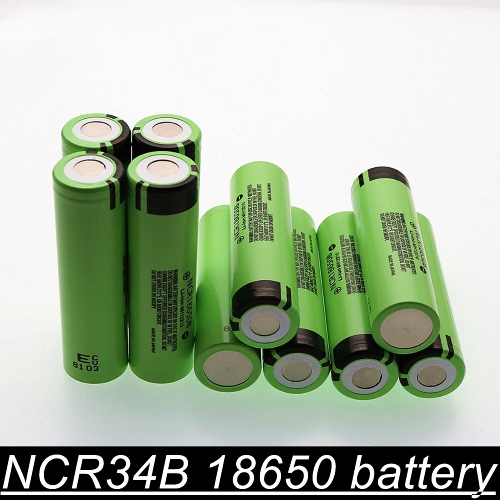 Аккумуляторная батарея Aleaivy для Panasonic NCR18650B литий-ионный аккумулятор 3 7 в 3400 мАч