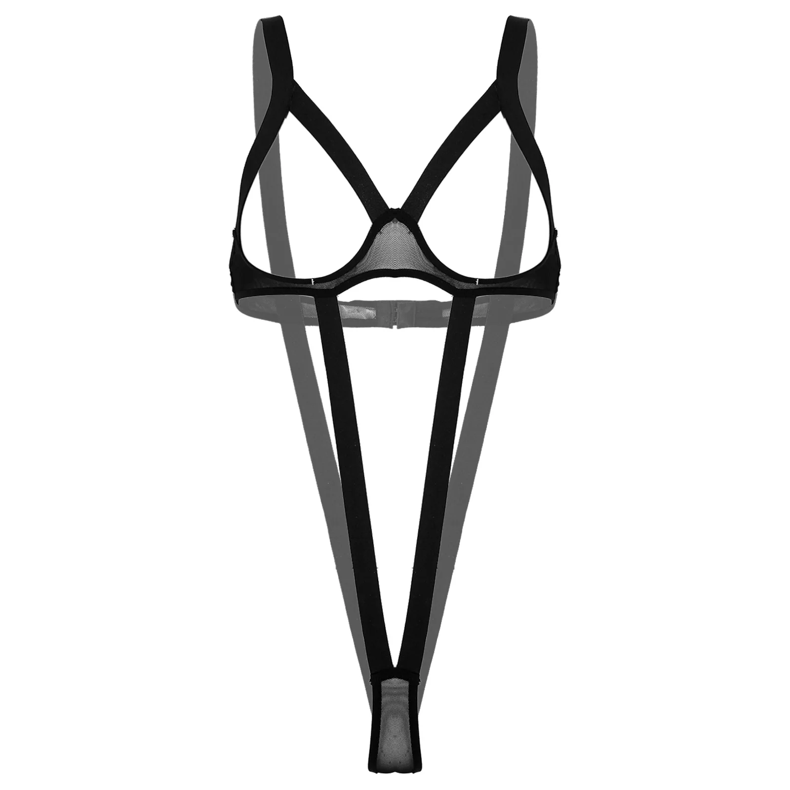 

Sexy Lingerie Women Bodysuit Hollow Out Porno Erotic Babydoll Underwear Elastic Straps Leotard Nightwear Honeymoon Anniversary