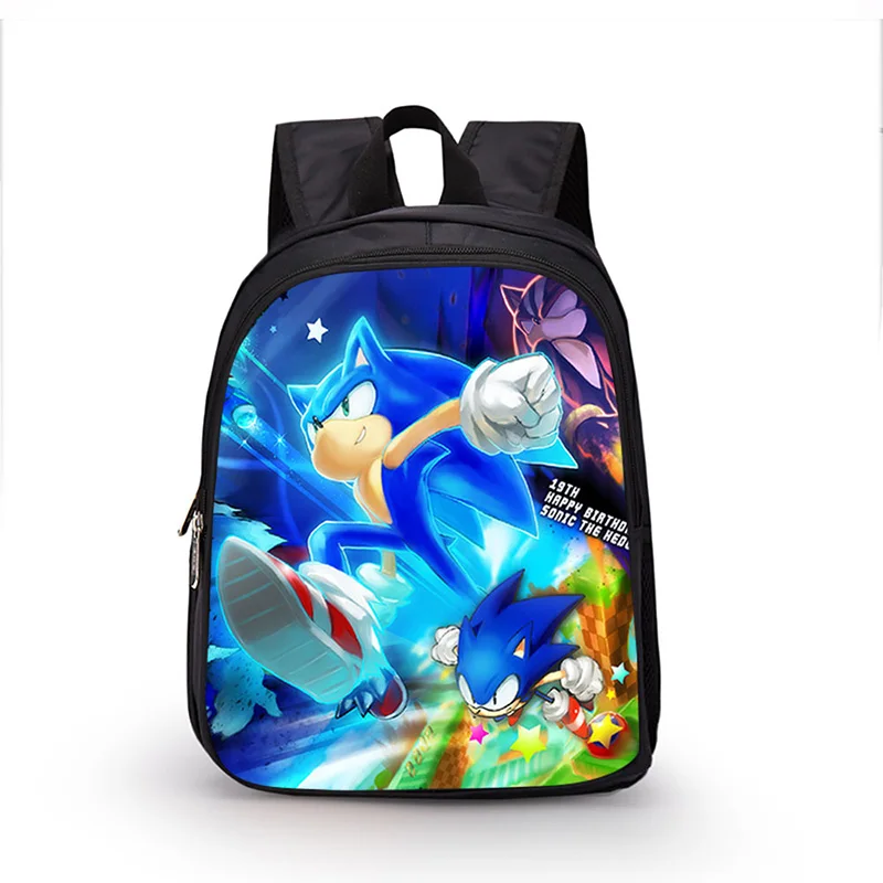 10 3D Аниме Mochila Sonic рюкзак с ежом школьные сумки для девочек-подростков маленький рюкзак для детей рюкзак на молнии рюкзак для ноутбука - Цвет: 10
