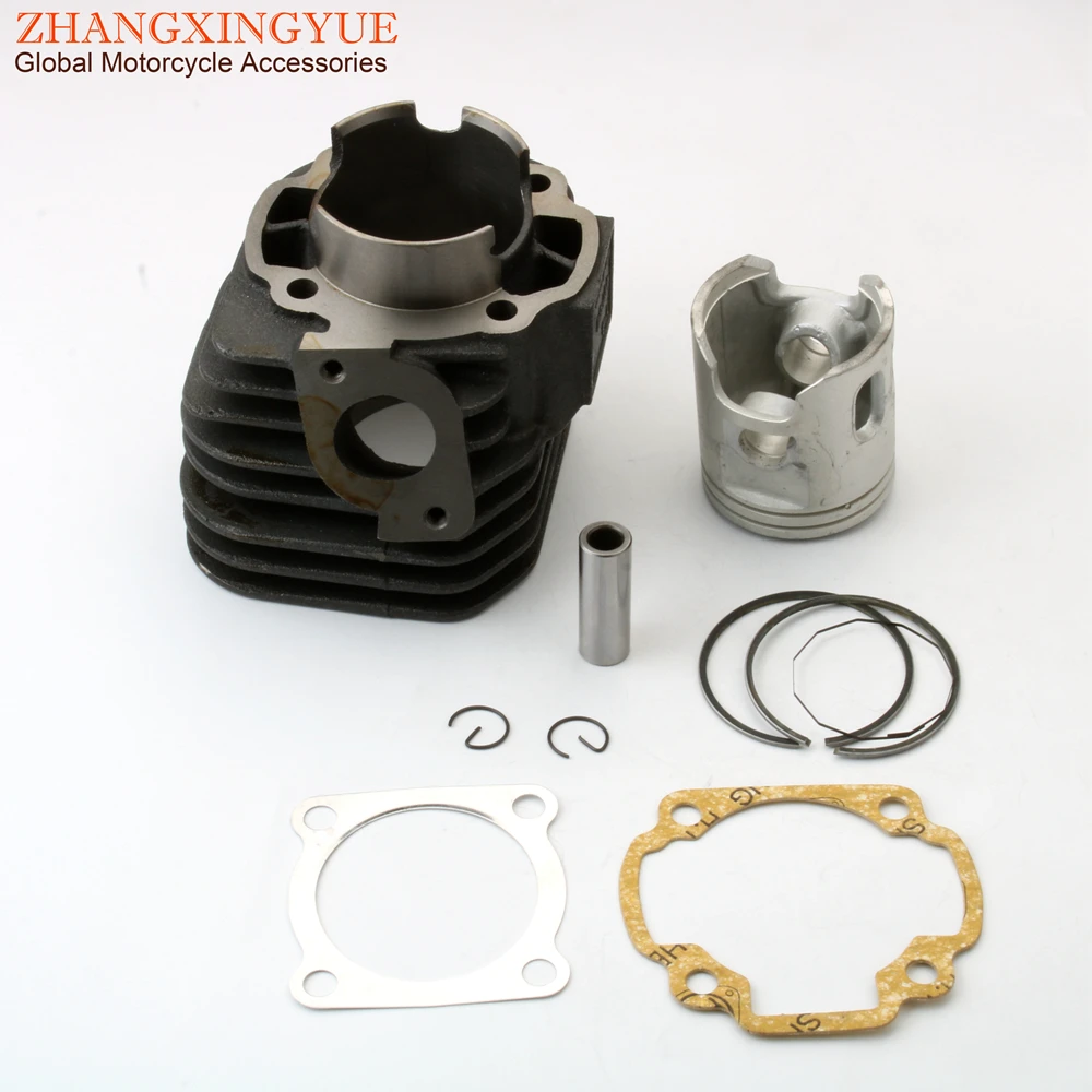 Scooter 113cc 55mm Big Bore Cylinder Kit for MBK Booster 100 Nitro Ovetto 100cc 4VP Minarelli 2-Stroke Engine Parts