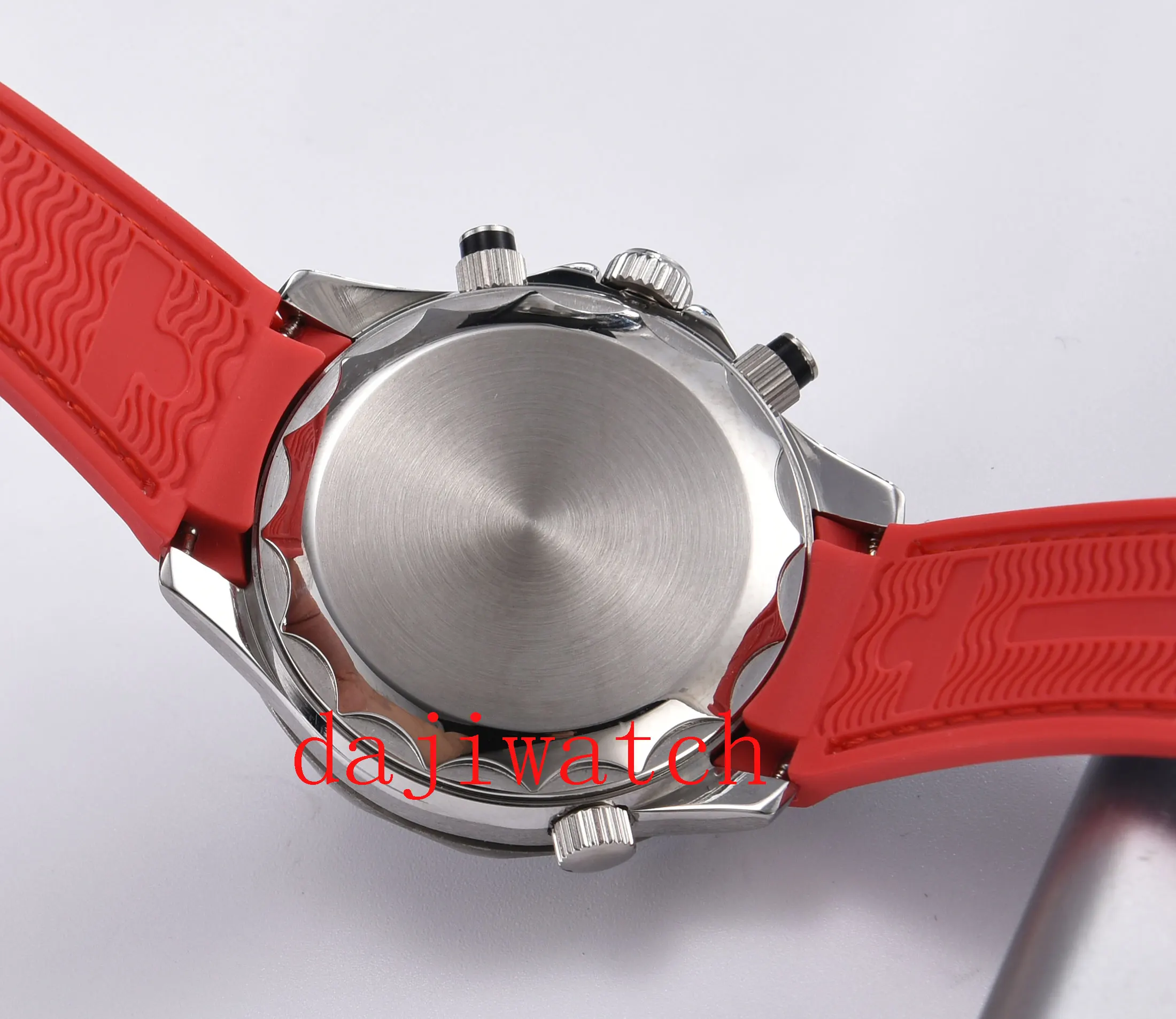 

41mm Bliger Blue Dial Sapphire Crystal Automatic Movement Men's GMT Watch Blue Ceramic Panel Nylon Belt Rubber Belt