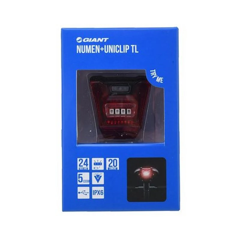 Гигантский задний фонарь NUMEN + UNICLIP TL со встроенной подушкой велосипедный
