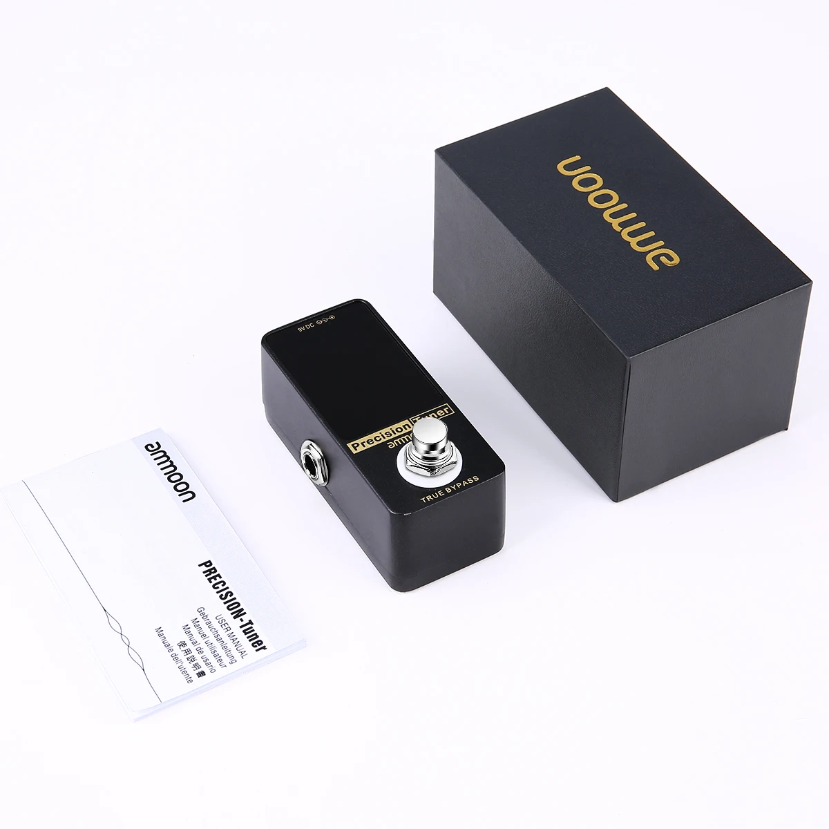 Ammoon точность гитарный педаль тюнера гитарная светодиодный Дисплей