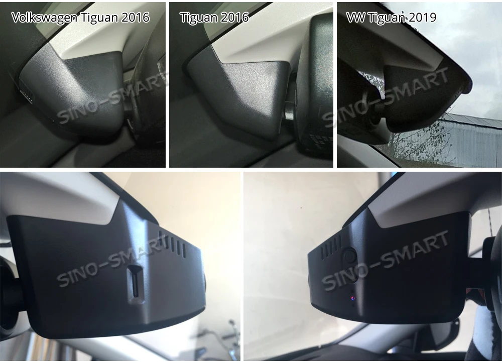 SINOSMART Novatek 96658 автомобильный Wifi DVR для Volkswagen Polo Passat Touran Tiguan Bora Magotan Golf и т. Д. Управление приложением SONY IMX323