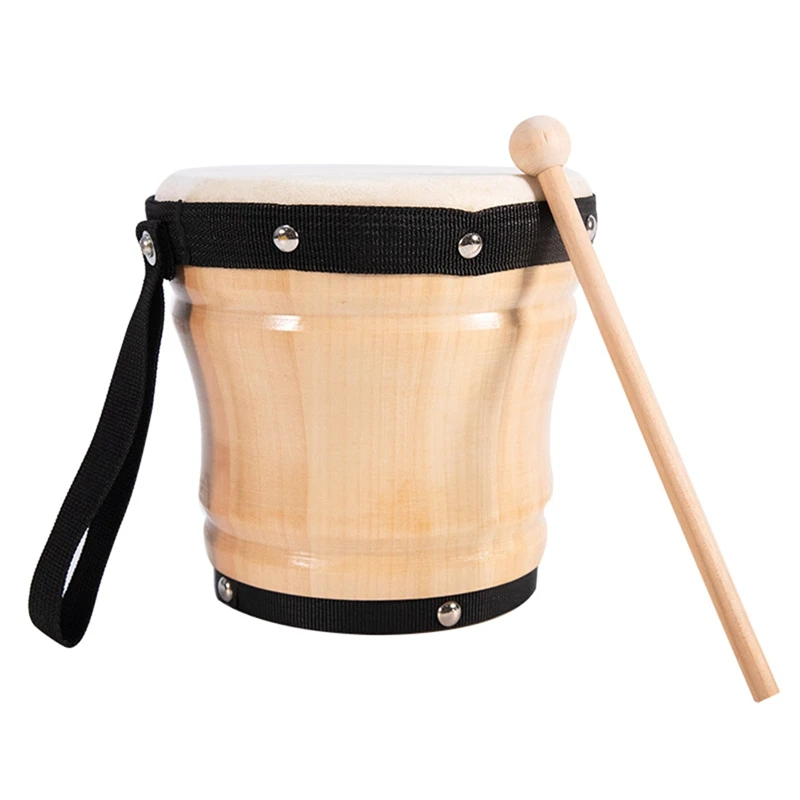 Одинарный барабан Bongo, одинарный барабан Bongo из овчины, перкуссионный инструмент, барабан