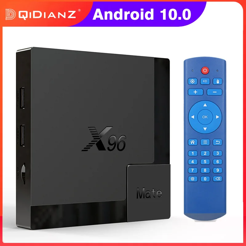 

X96 MATE Set Top Box 2020 TV Box Android 10 Allwinner H616 Google Media Player 2.4G/5G Wifi 4K HD TV-Box