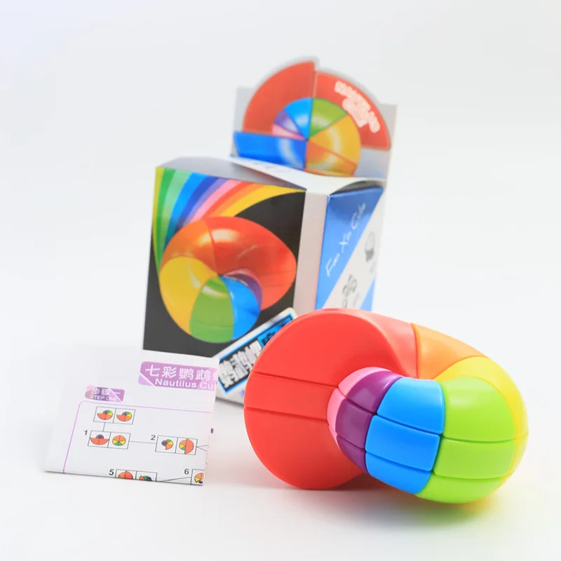 Nautilus магический куб без наклеек Cubo Magico обучающая игрушка Поддержка Прямая необычная форма красочные детские подарки