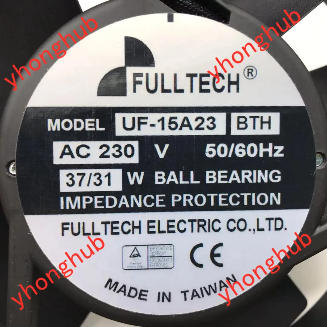 Серверный охлаждающий вентилятор FULLTECH UF 15A23 BTH AC 230 в 37 Вт 31 50/60 Гц|round fan|server fanfan server |