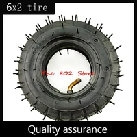 6x2 6inch inflation outer tire pneumatic tyres for electric scooter wheel chair truck f0 trolley cart air bike