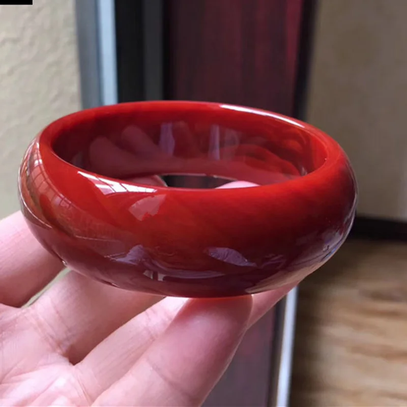 Натуральный ручной работы красный агат женские браслеты на запястье браслет