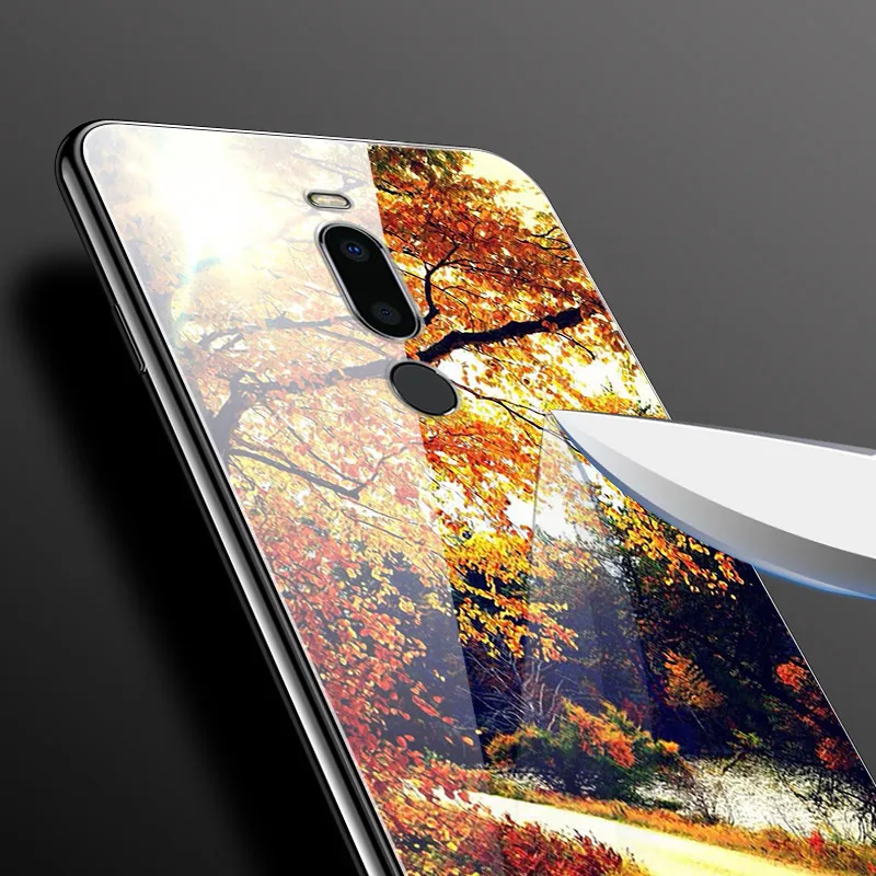 Чехол для Meizu M8, закаленное стекло, жесткая задняя крышка для Meizu M8 M 8, мягкий чехол для телефона, бампер для MeizuM8, защитный чехол 5,7 дюйма