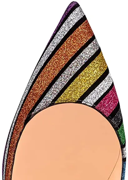 Женские туфли-лодочки с острым носком на высоком массивном каблуке размеры 4-15 |