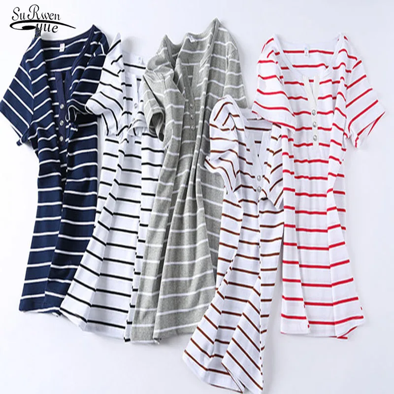 2021 Летние повседневные женские топы и блузки размера плюс с коротким рукавом