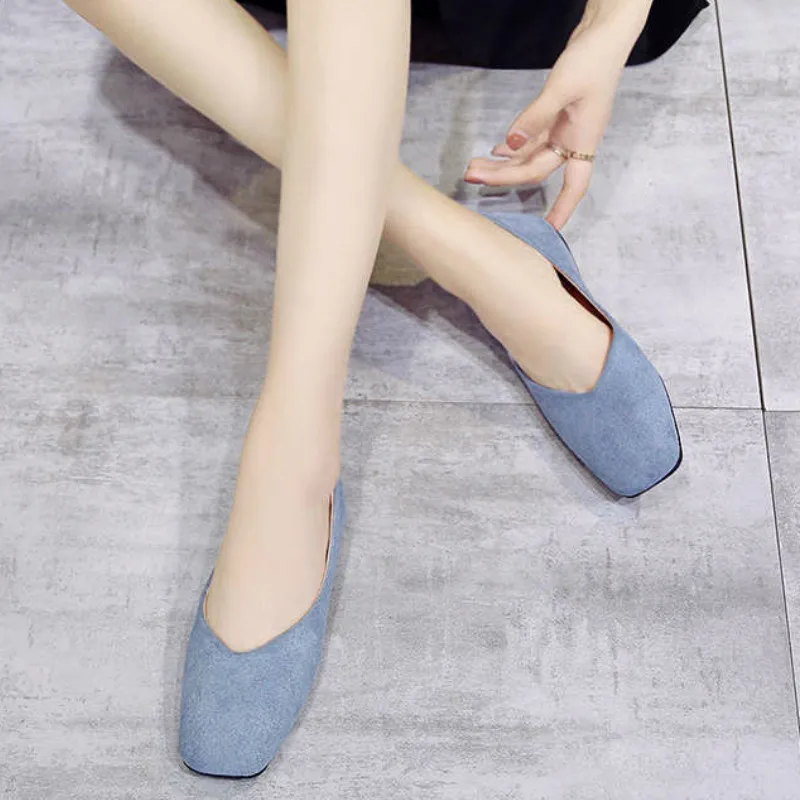 

Туфли женские кожаные, мягкие, черные, на плоской подошве, без застежки, осень 2020, U19-79