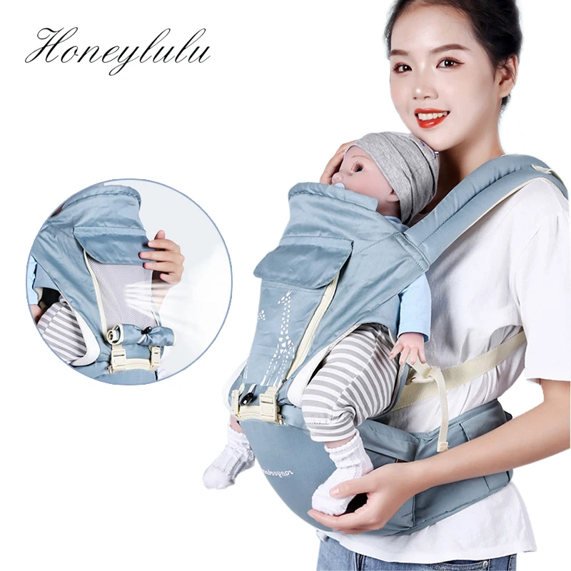 Honeylulu хлопковая переноска для новорожденных Многофункциональный Хипсит слинг 3 в