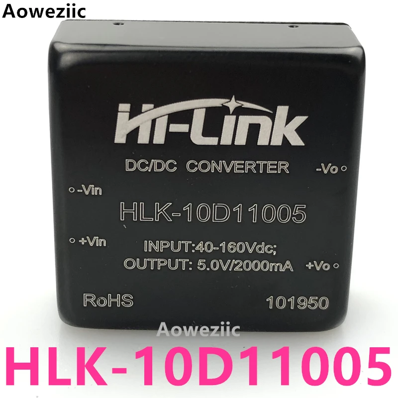 1 шт./лот HLK-10D11005 110 В до 5V2A 10 Вт изоляционный переключатель постоянного тока модуль питания постоянного тока 4: 1 широкий вход напряжения