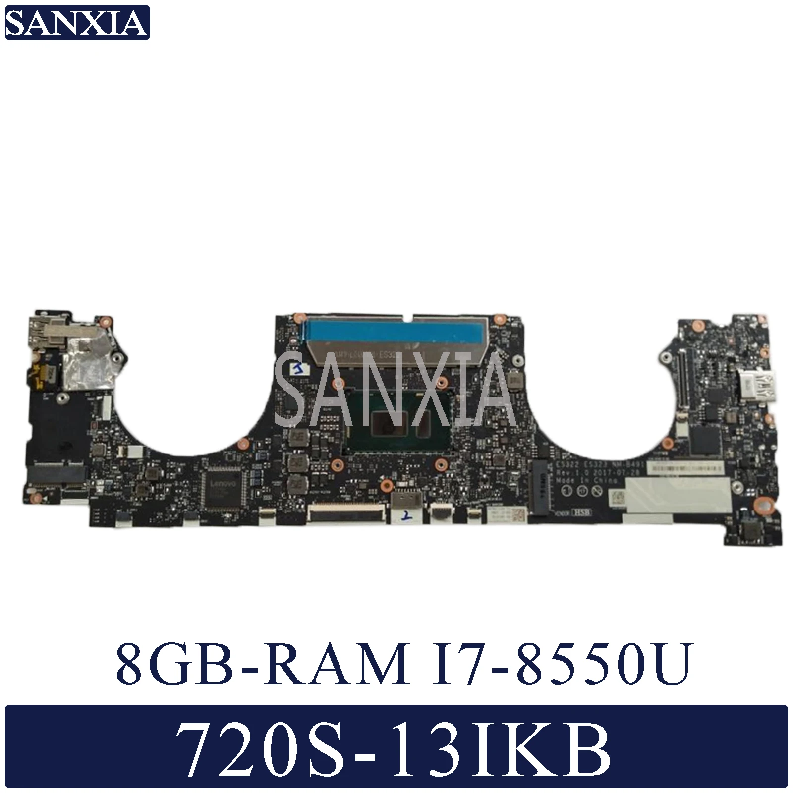 

Материнская плата KEFU NM-B491 для ноутбука Lenovo Ideapad 720S-13IKB, оригинальная материнская плата 8GB-RAM I7-8550U