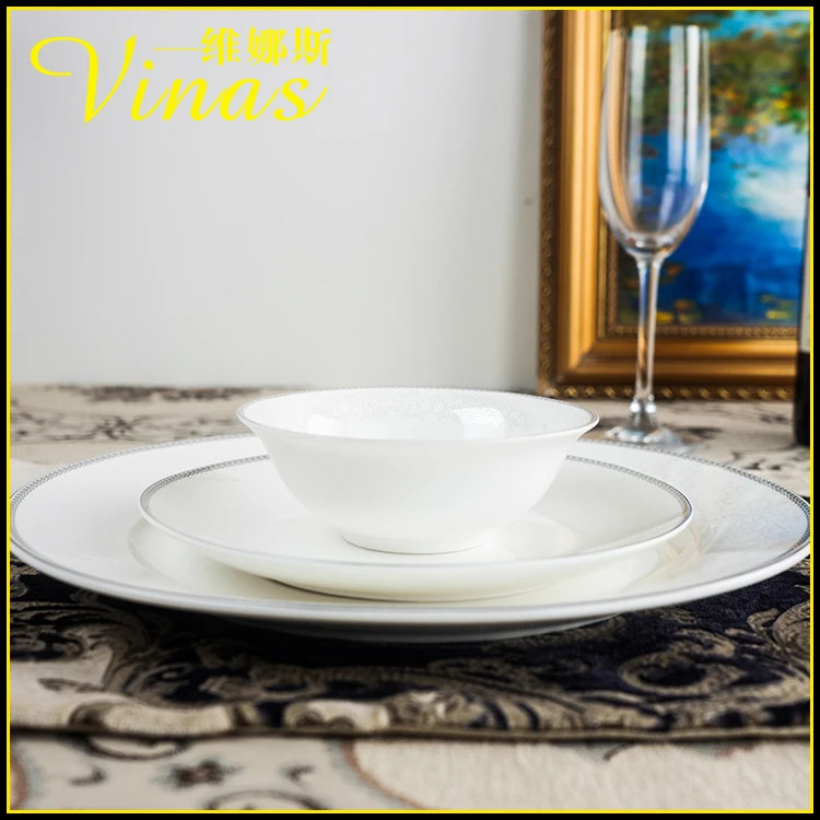 Элегантный золотой мраморный глазурь керамический праздничный набор столовой