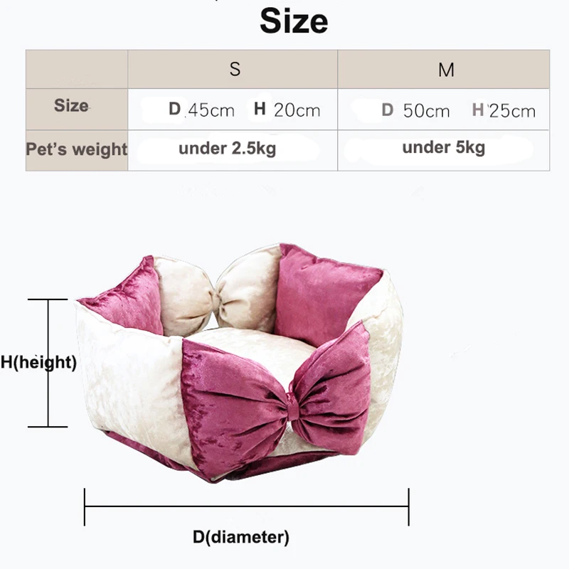 Галстук-бабочка для домашних питомцев мягкая бархатная подстилка маленьких и