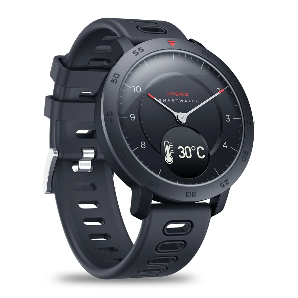 Zeblaze HYBRID 2 Смарт-часы, пульсометр, кровяное давление, отслеживание сна, наручные часы, умный таймер, спортивные водонепроницаемые мужские Смарт-часы