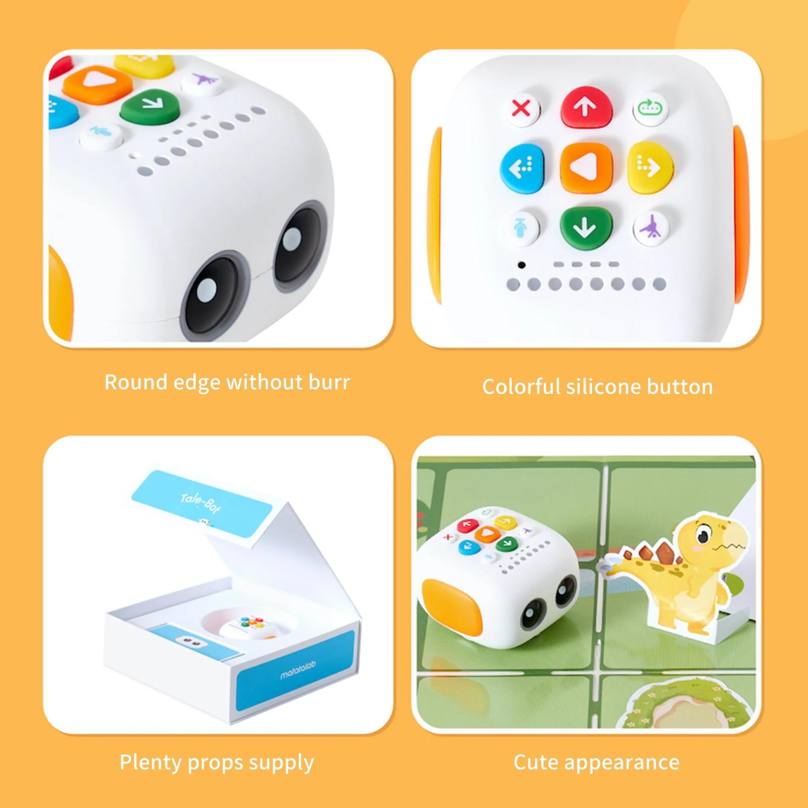 Coding Robot Kit Learning Educational STEM Toys Early Programming Interactive Voice Command DIY Storytelling Screen-Free Robots |
