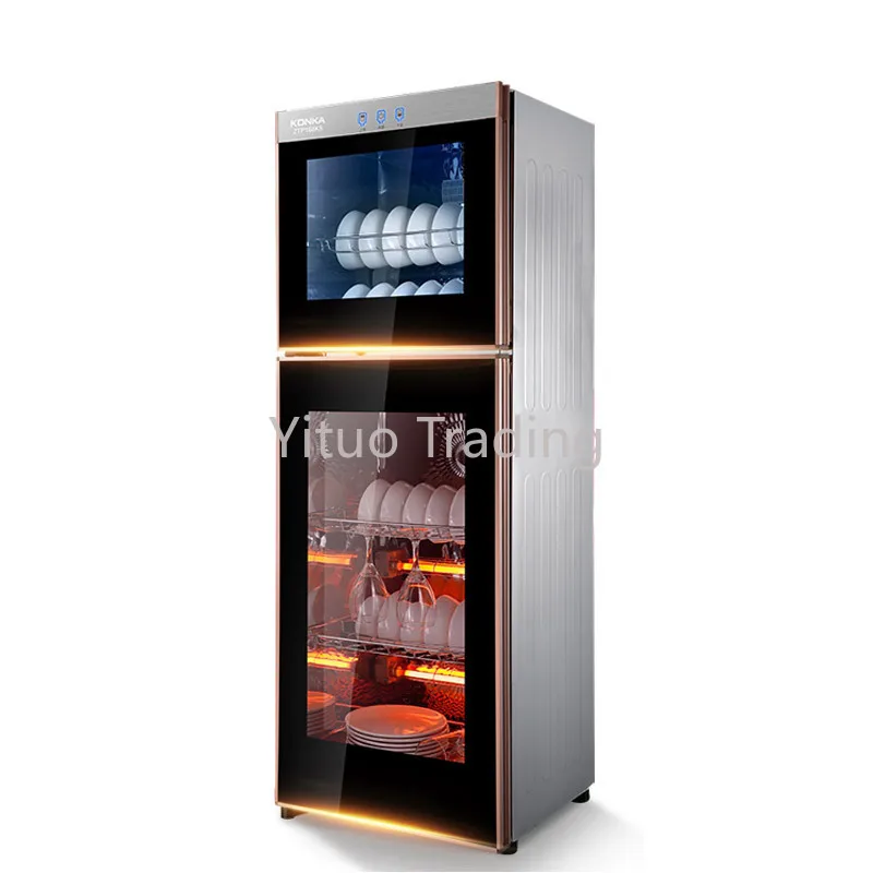 Вертикальный высокотемпературный дезинфекционный шкаф коммерческий маленький