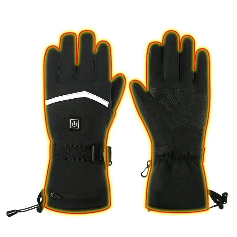 

Rechargeable Electric Heated Gloves with 5000 mAh Battery for Men Women Winter Outdoor Sports Skiing Cycling