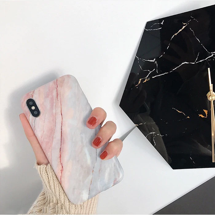 Роскошные гелевые Чехлы Imd с мраморным камнем для iPhone 12 Mini 7 11 Pro 6s 6 8 Plus X 10 XR XS Max SE 2020