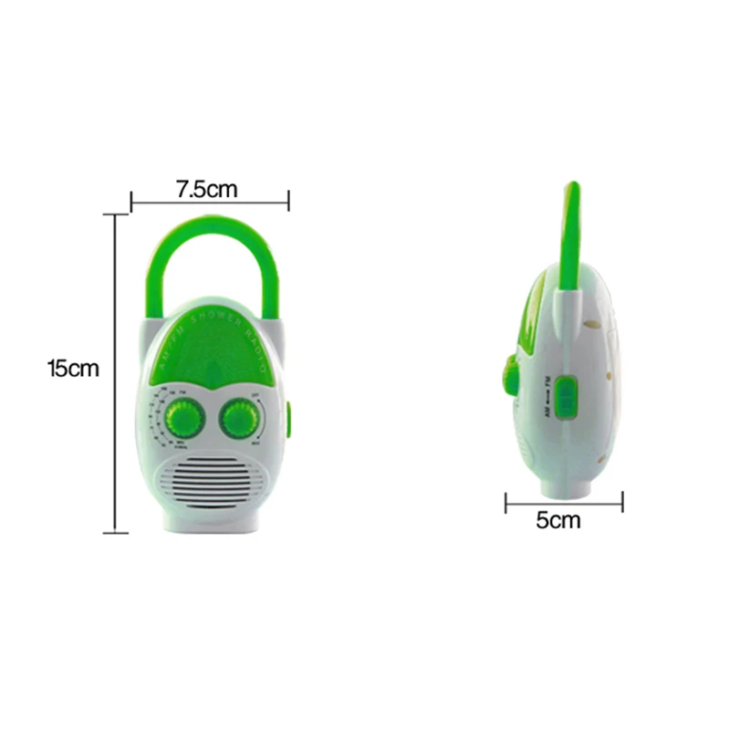 Музыка AM FM мода на батарейках домашний душ радио подарок Ванная Комната большая