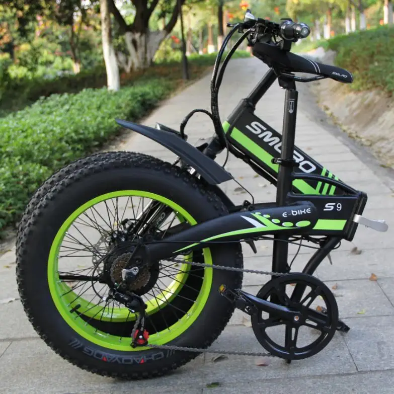 

48V 1000W Motor 10AH Lithium Battery Fat E-Bike 20 inch Fat Tire Electric Bike Electric Bicycle Free Shipping