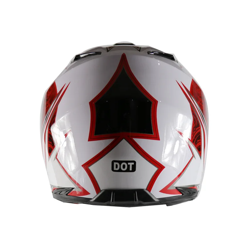 Шлем мотоциклетный для пересеченной местности гоночный шлем двойного