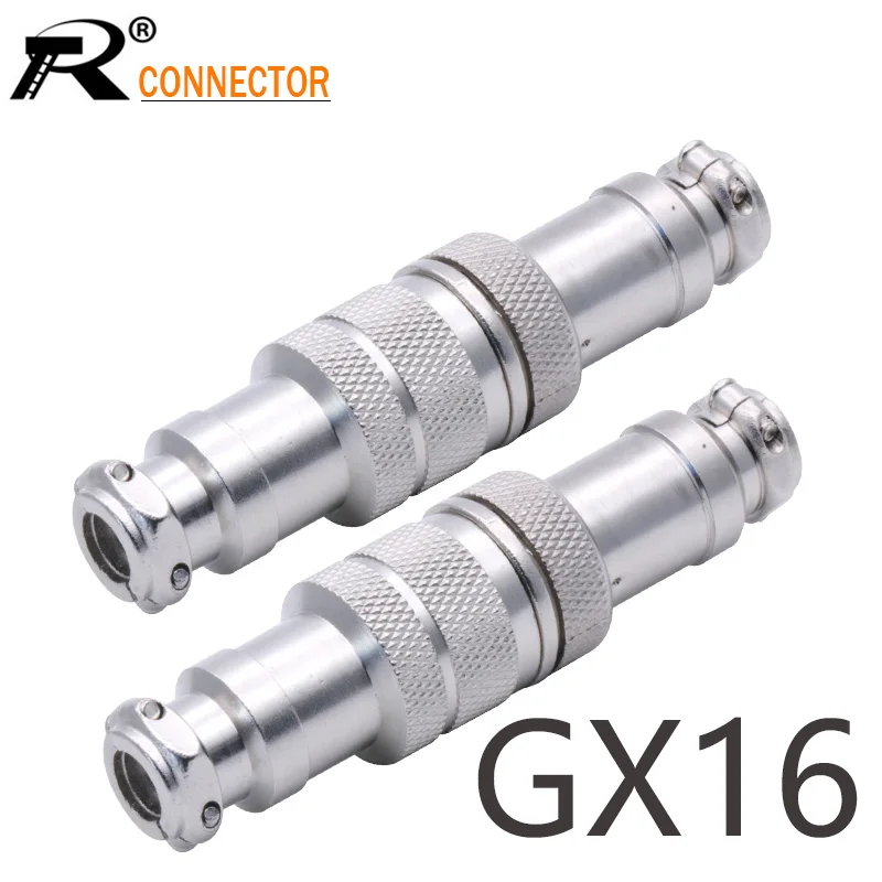 

10sets GX16 2/3/4/5/6/7/8/9 Pin Male & Female 16mm L70-78 Circular Aviation Socket Plug Wire Panel Connector Full set Aviation