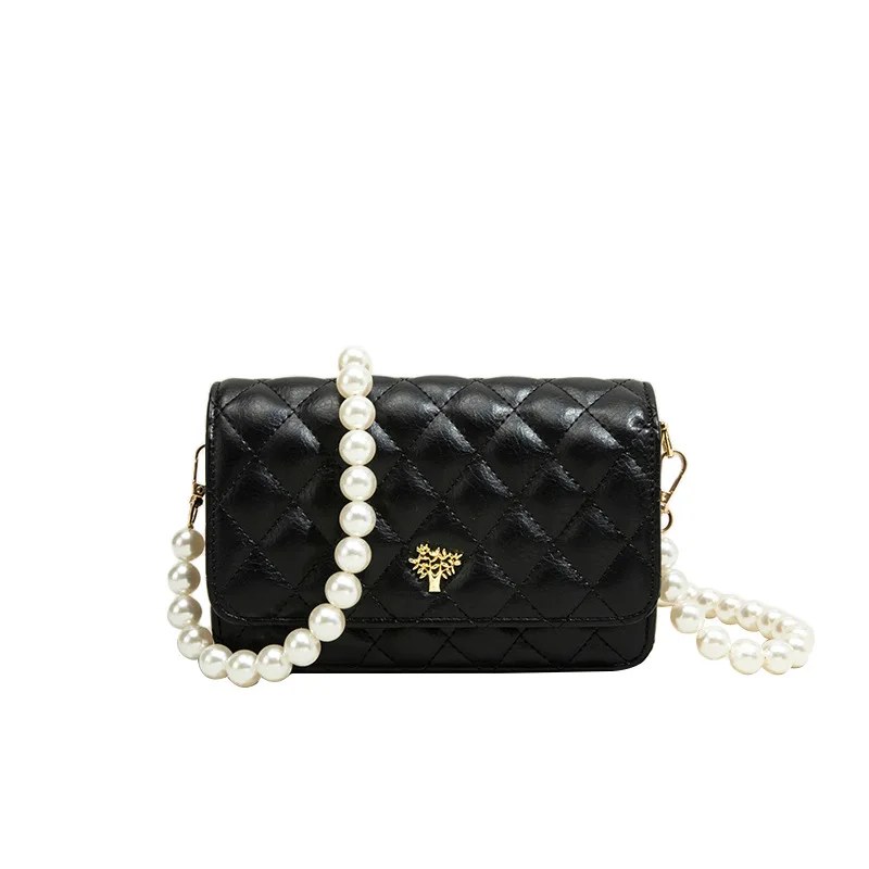 

Luxury Pearl Crossbody Bag for Women New High Quality Cross Body Purses Designer Bag Ladies Brand Shoulder Bag Channel Purses