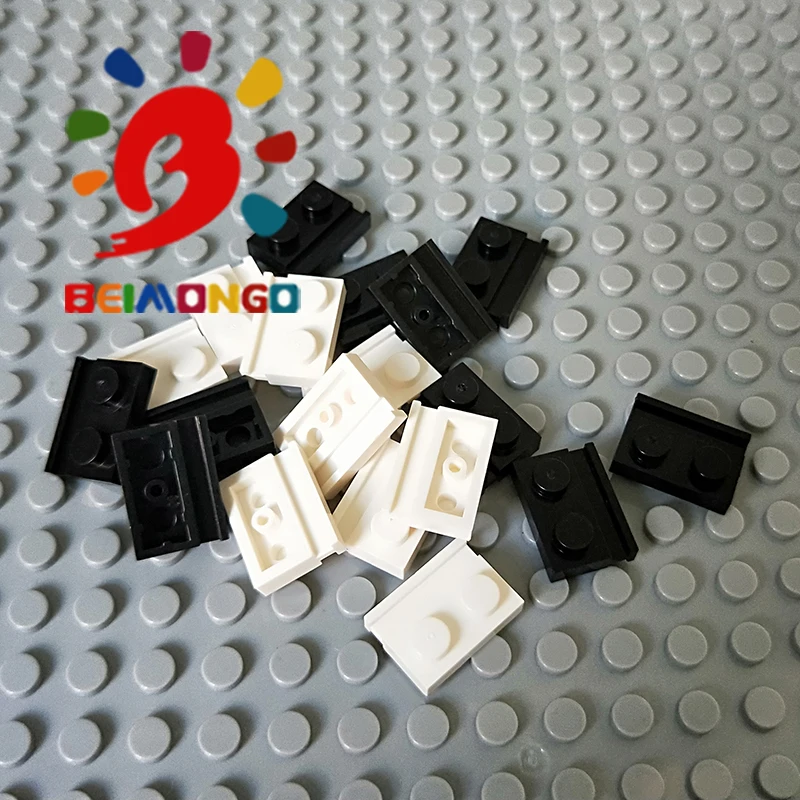 Бесплатная доставка! BEIMONGO строительные блоки плиты с горкой 32028*1x2*50 шт кирпичи