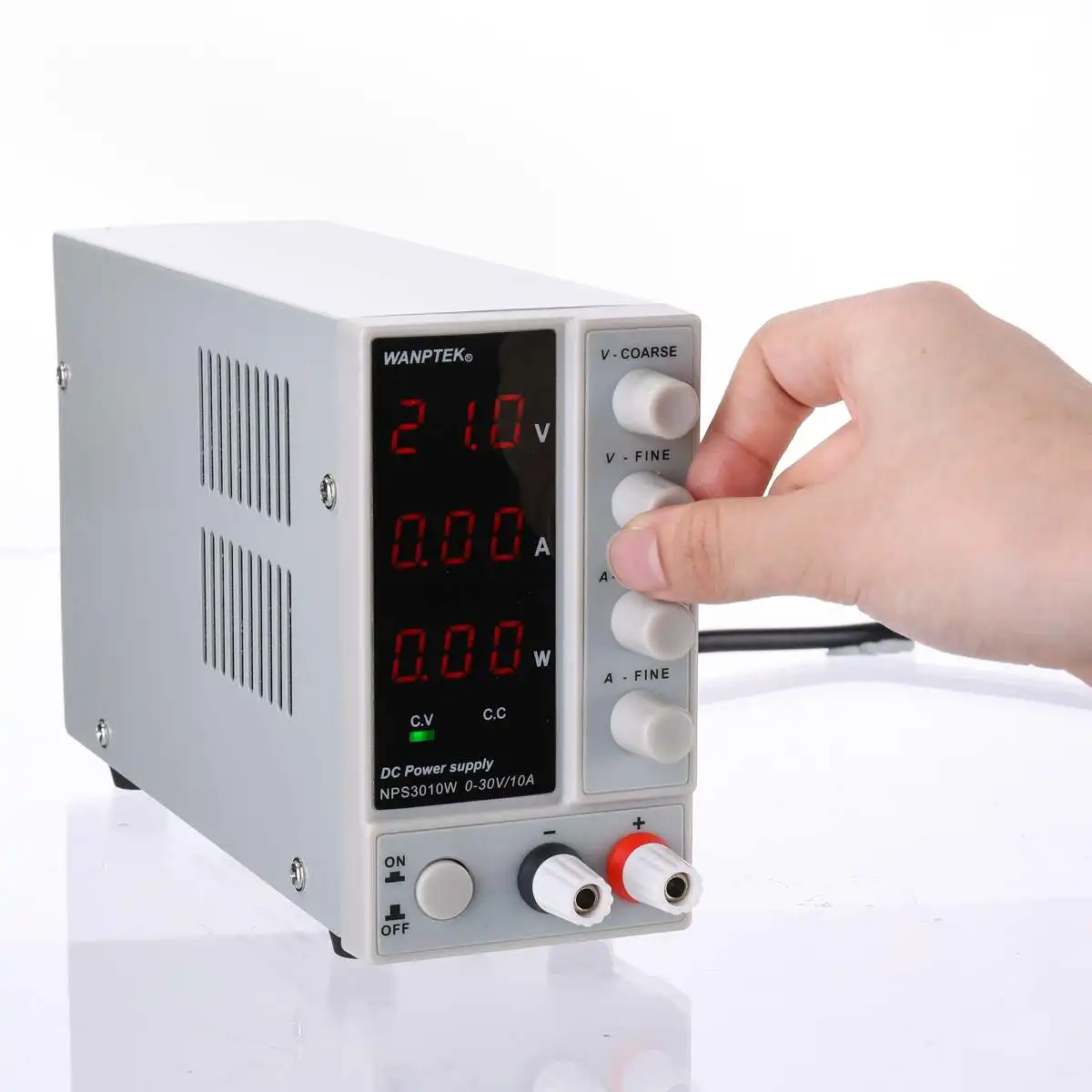 NPS3010W 110V/220V Цифровой Регулируемый блок питания постоянного тока 0-30V 0-10A 300W