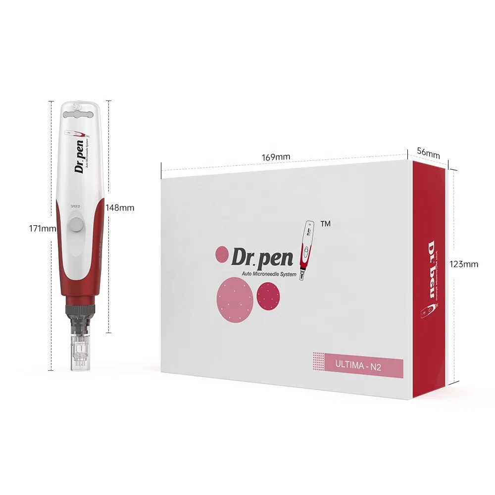 Dr Pen N2 с 7 иглами Dermapen Profesional микроиглы Derma ручка картридж Drag Nano Beauty набор