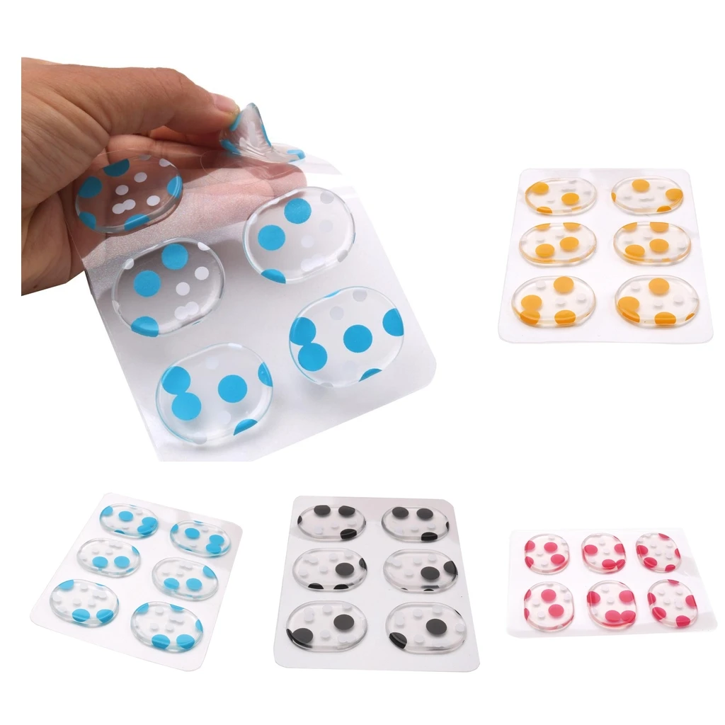 

6x Drum Dampeners Gel Pads Silicone Drum Dampening Pads Non-Toxic Drum Dampener Muffling