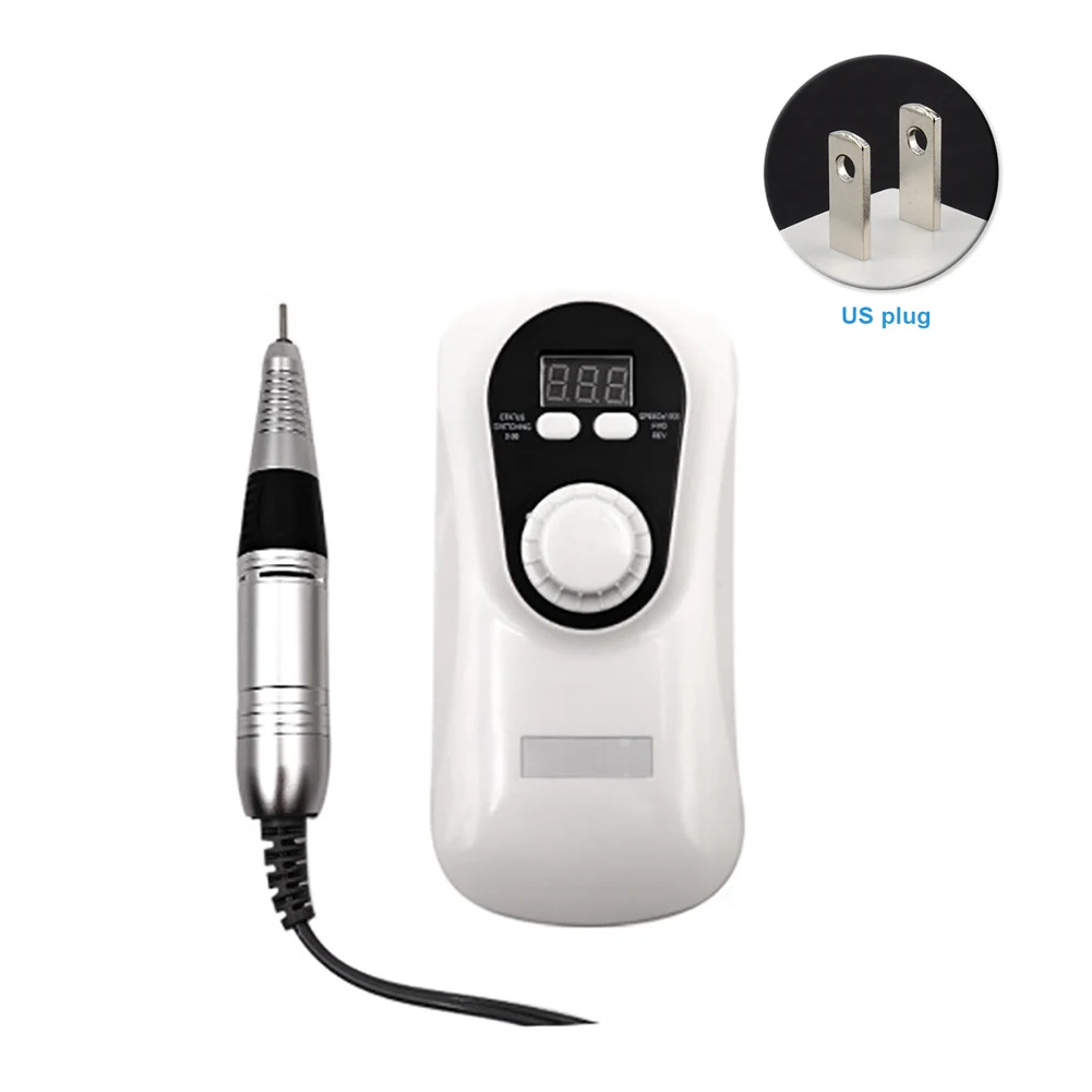 

Rechargeable Manicure Pedicure Home Machine Battery Powered Tools High Speed Drill Aluminum Electric Low Noise Nail Polisher